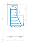 Чертеж RC70 VV/VV 1,3-2-1 STANDARD БОКОВИНА СТУПЕНЬКА (9005-0109)